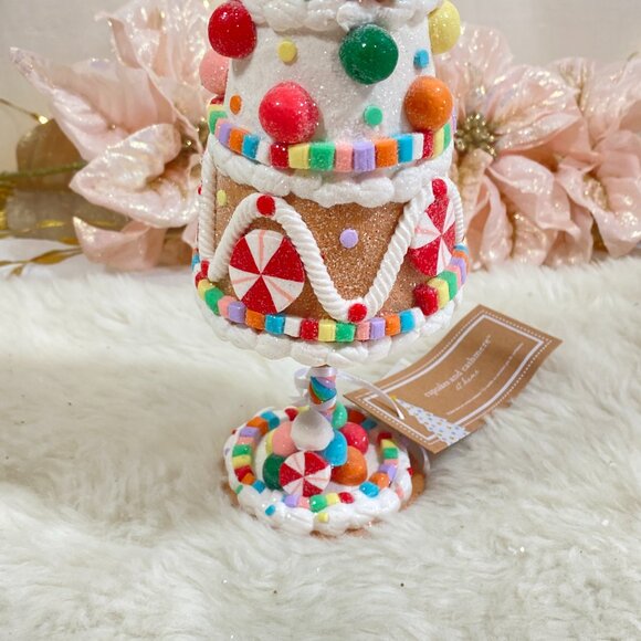CUPCAKES & CASHMERE Christmas Clay Dough Gumdrop Gum Ball Candy Coated Tree NWT - Picture 8 of 8